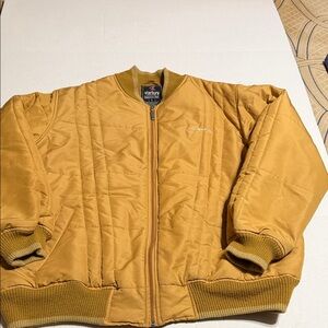 Vintage Starburst by Stephon Marbury Men's Mustard Bomber Jacket